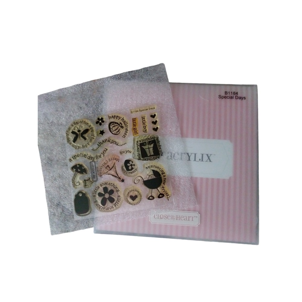 CTMH STAMP SET B1184 Special Days, Retired! Close To My Heart